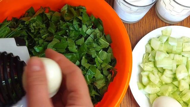 салат з черемші та яєць вітамінний салат швидкий салат блюда из черемши смотреть онлайн