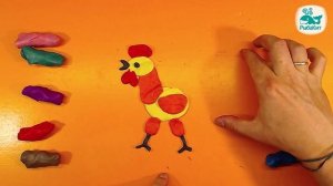 Лепим ПЕТУШКА / Видеолепка из пластилина для детей