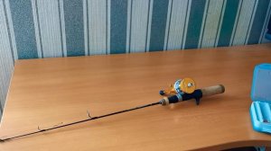 Зимний спининг Salmo Predator и мультипликатор Salmo Diamond Ice Multi