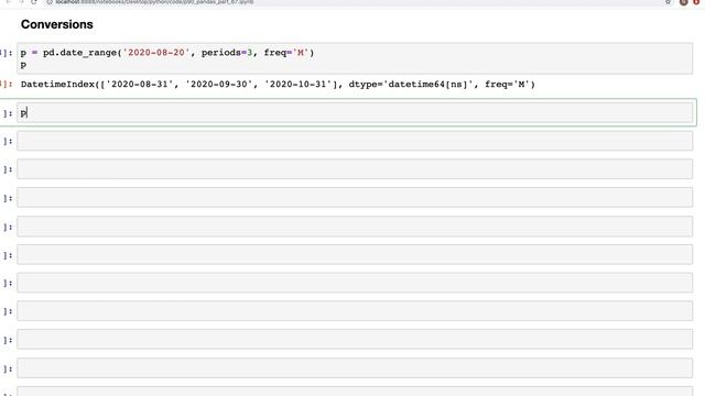 #90 Pandas (Part 67): Time: Period, PeriodIndex, convert frequency, out-of-bound time | Tutorial смотреть онлайн