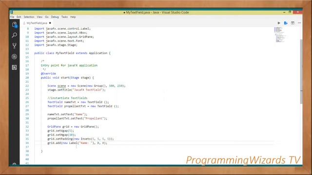 JavaFX S2E1 : TextFields and Labels смотреть онлайн