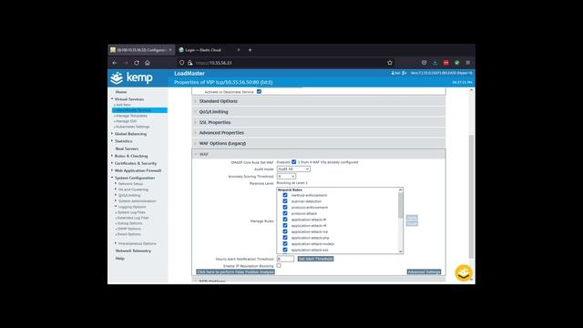LoadMaster WAF in ELK (Elastic,Logstash,Kibana) stack смотреть онлайн