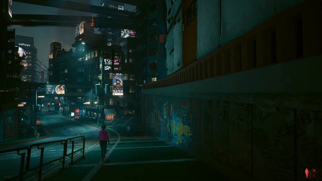 [4k] Night City Walking Tour - Kakubi at Night - Cyberpunk 2077 Ray Tracing Overdrive RTX 4090