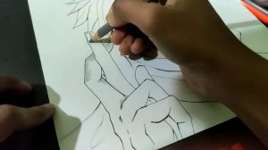 Drawing Gojo Satoru|Jujutsu Kaisen| step by step