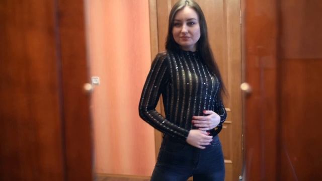 ПРИМЕРКА ПРОЗРАЧНОЙ ВОДОЛАЗКИ С ЛЮРЕКСОМ С ALIEXPRESS
