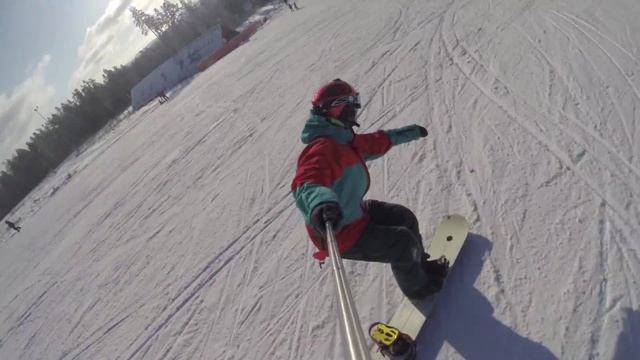 Инструктор по сноуборду, часть 2: Дельфины на сноуборде: GoPro НЕRO3