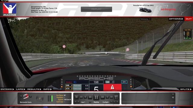 iRacing Porsche 992 Cup @ Nurburgring 24h 23S2 - 8:16.097 смотреть онлайн