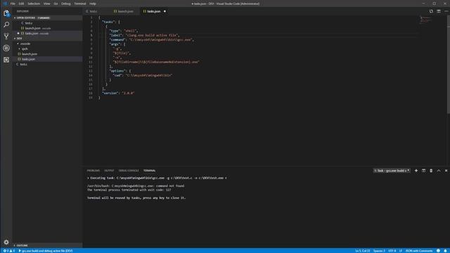 VS Code setup for C and C++ development - building and debugging in Windows with Clang MSYS2 смотреть онлайн