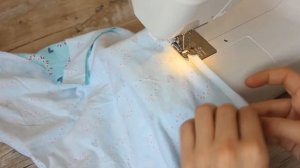Как сшить детскую майку без оверлока