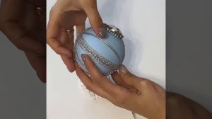 Мастер класс новогодний шар.