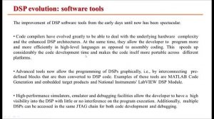 Introduction to DSP processors