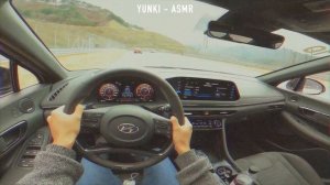 2021 Hyundai Sonata N line 2.5L turbo " Track driveable family sedan " ASMR drive pov pure sound