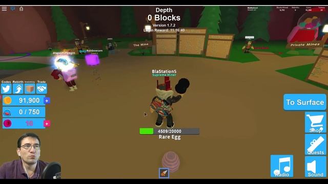 СЕКРЕТНЫЕ КОДЫ для МАЙНИНГ СИМУЛЯТОР - КОД на 20000$ Roblox Mining Simulator - Играем в РОБЛОКС смотреть онлайн
