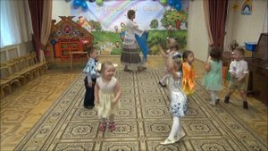 Игра с тучкой. Ритмика для малышей.