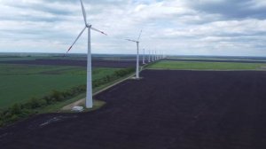 Адыгея. Ветрогенераторы (ветряки). Рапсовые поля