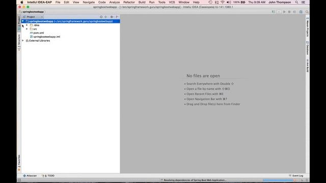 Using IntelliJ and Spring Initializer to Start a New Project смотреть онлайн