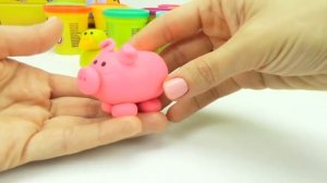 Учимся лепить животных из пластилина. Сборник для детей