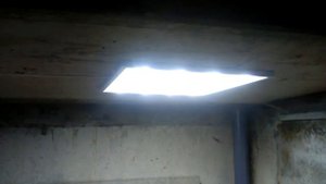 Диодные плафоны в гараже. Рекомендую!!!