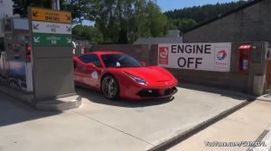 Спорткар ( Феррари ) Ferrari 488 GTE / звук двигателя феррари и звук выхлопа / двигатель феррари