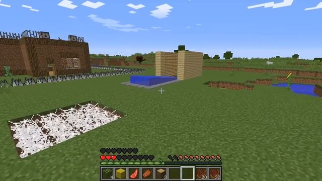 НУБ ПОСТРОИЛ ЗАЩИЩЕННЫЙ ДОМ В МАЙНКРАФТ! НУБИК ПРОТИВ МОНСТРОВ ТРОЛЛИНГ MINECRAFT 11