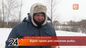 Озёра Нижнекамского района насыщают кислородом, чтобы предотвратить замор рыбы