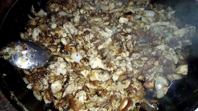 Как приготовить гриб зонтик.