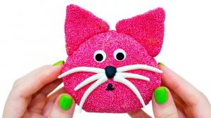 Учим Цвета с разноцветными Котиками из Шарикового Пластилина с игрушками из мультиков