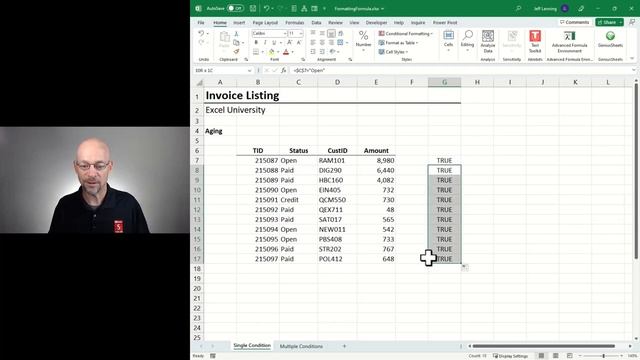 Excel How To: Format Cells Based on Another Cell Value with Conditional Formatting смотреть онлайн