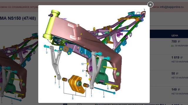 Bajaj Boxer. Сравнение жесткости рамы на кручение с другими мотоциклами Bajaj. смотреть онлайн