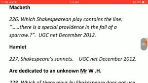 Previous year's questions||William Shakespeare||EMRS// Literature||Renaissance Playwright||TGT/PGT