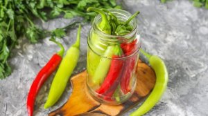 Маринованный горький перец на зиму