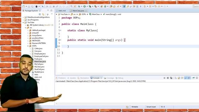 Static Nested class in Java  | Nested class in java | Coding Wallah
