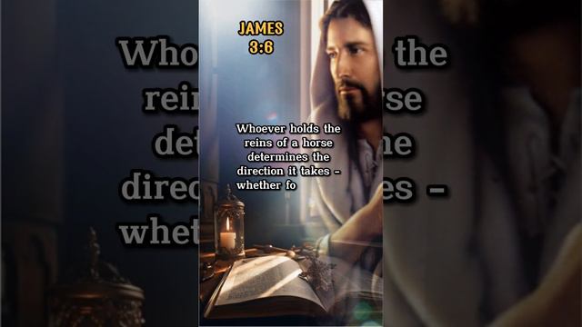James 3:6 Inspiring Bible Verse #bible #gospel #bibleverse #gospelreflection #biblereading