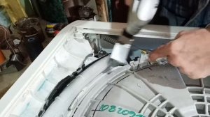 Пилю бак стиральной машины реноватором Ритм ВМР-12.