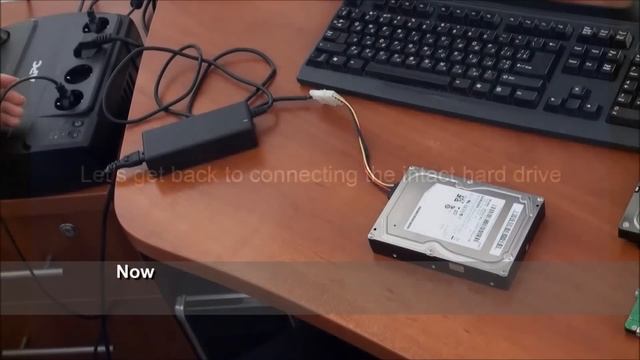 How to connect SATA-disks to a PC using USB -- SATA/IDE adapter смотреть онлайн
