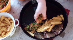 ПОСТНОЕ блюдо! Рыба запеченная в духовке с овощами.Вкусный и лёгкий обед или ужин.