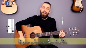 Shallow Easy Guitar Tutorial Playalong #Shallow (lyrics|chords|MusicSheet)