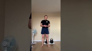 Выпады с гирей 24кг.