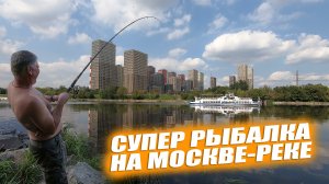 Супер рыбалка на Москве-реке! Невероятный улов москвича!