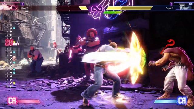 Guile CA 72% Microwalk Combo! First Variant, Street Fighter 6 смотреть онлайн