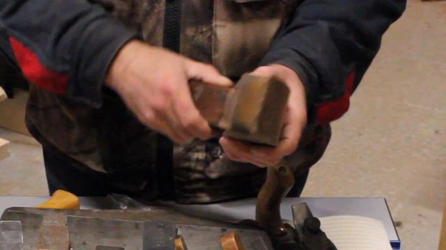 Ручной столярный инструмент из прошлого века.