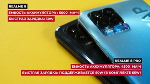?Сравнение смартфонов Realme 8 и Realme 8 Pro. Какой брать или не брать?