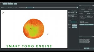 Томографическая реконструкция яблока | Smart Tomo Engine 2.0