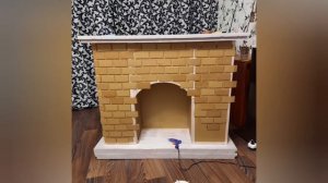 Камин из коробок своими руками!