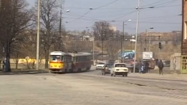 ?Уникальные кадры. Калининградский трамвай ??1999 года. смотреть онлайн