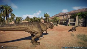 Indoraptor vs Indominus Rex, T-Rex, Spinosaurus, Giganotosaurus & Carcharodontosaurus - JWE 2