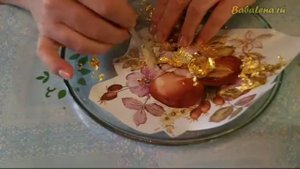 Обратный декупаж с рисовой бумагой. Шаг 1. Часть 1.