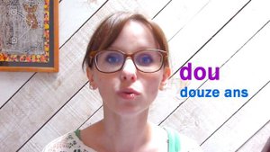 Произношение французских цифр: 12 ans / 2 ans