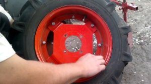 Мотоблок Мотор Сич. Меняем ширину колеи.