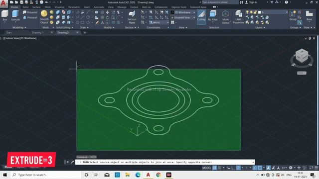 AutoCAD Mechanical Modeling and Visualization | Create a Coupling Using AutoCAD | Automobile |